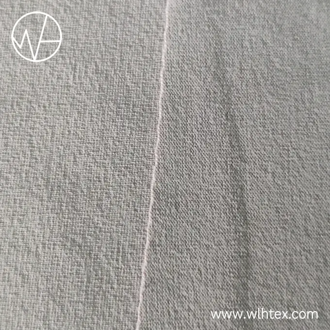 Breathable gray nylon lycra cotton feel yoga fabric