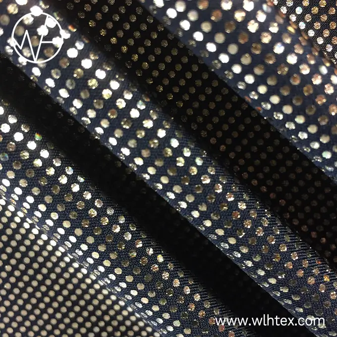 Heat bonded nylon lycra wholesale sequin fabric