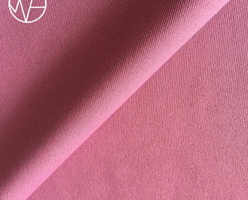 Matt polyester and elastane stretchy yoga pants fabric