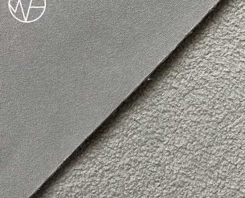 Synthetic leather backing fabric cowhide velvet
