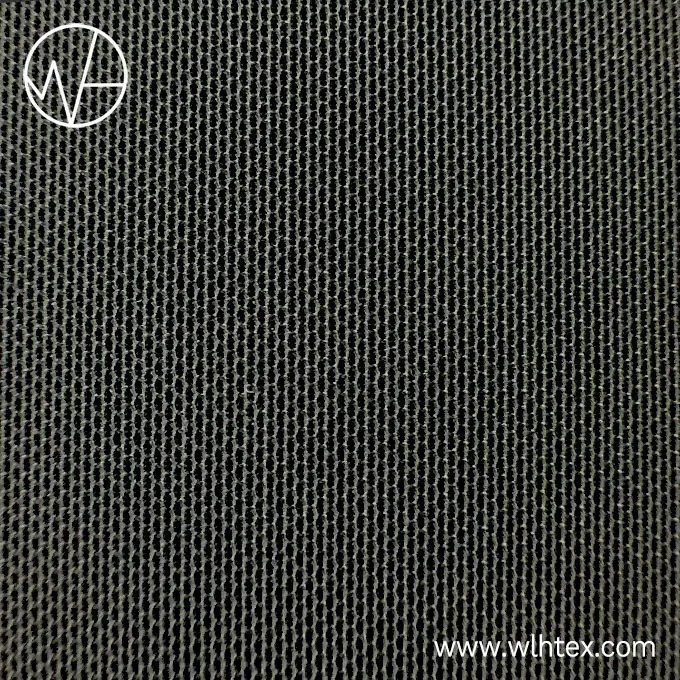 black elastic nylon spandex mesh for clothing