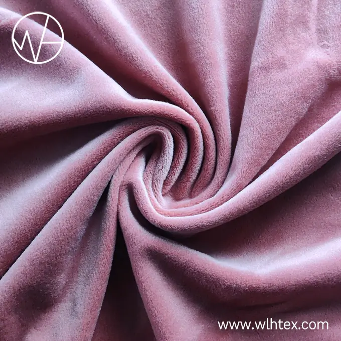 High quality plum velvet fabric for winter clothes