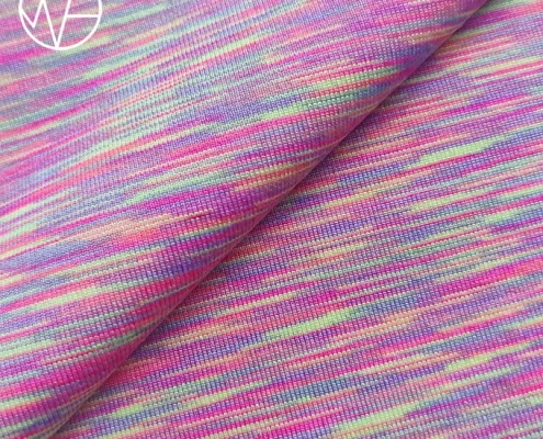 Moisture absorption polyester spandex yarn dyed fabric