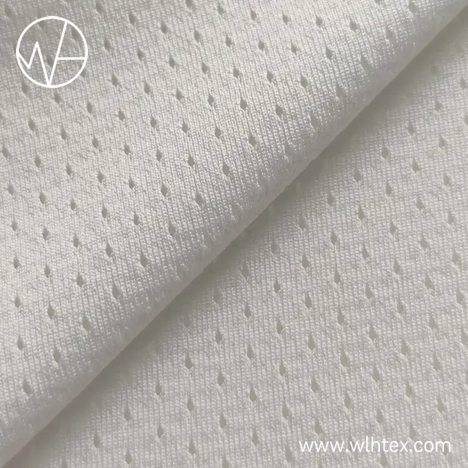 Oeko-Tex certificated quick dry 111 white mesh fabric