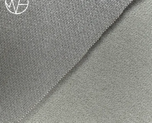 100% polyester PVC substrate leather backing material