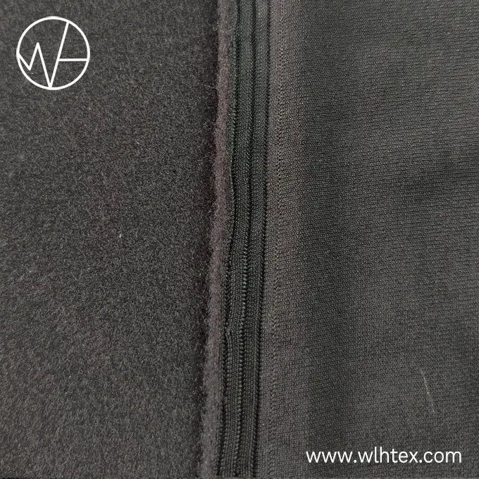 Dry wick brushed nylon spandex stretch winter textile