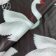 Polyester spandex material paper transfer print fabric