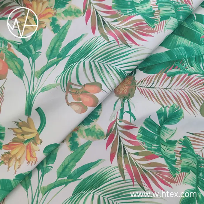 Tropical floral print cloth poly lycra bathing suit fabric